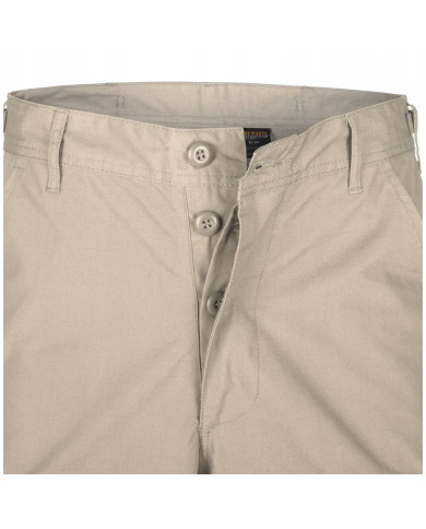 SPODNIE HELIKON BDU COTTON RIPSTOP BEŻOWE M/REGULAR SP-BUD-CR-13-B04