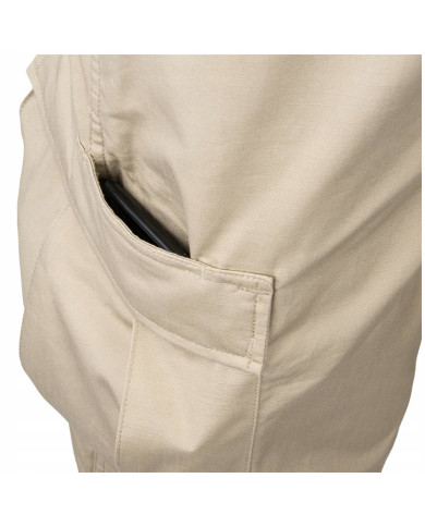 SPODNIE HELIKON BDU COTTON RIPSTOP BEŻOWE M/REGULAR SP-BUD-CR-13-B04