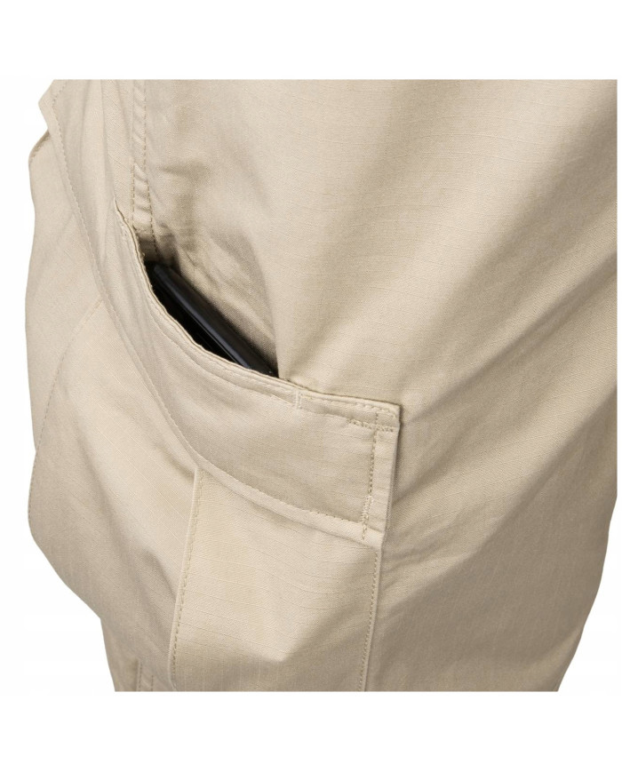 SPODNIE HELIKON BDU COTTON RIPSTOP BEŻOWE M/REGULAR SP-BUD-CR-13-B04