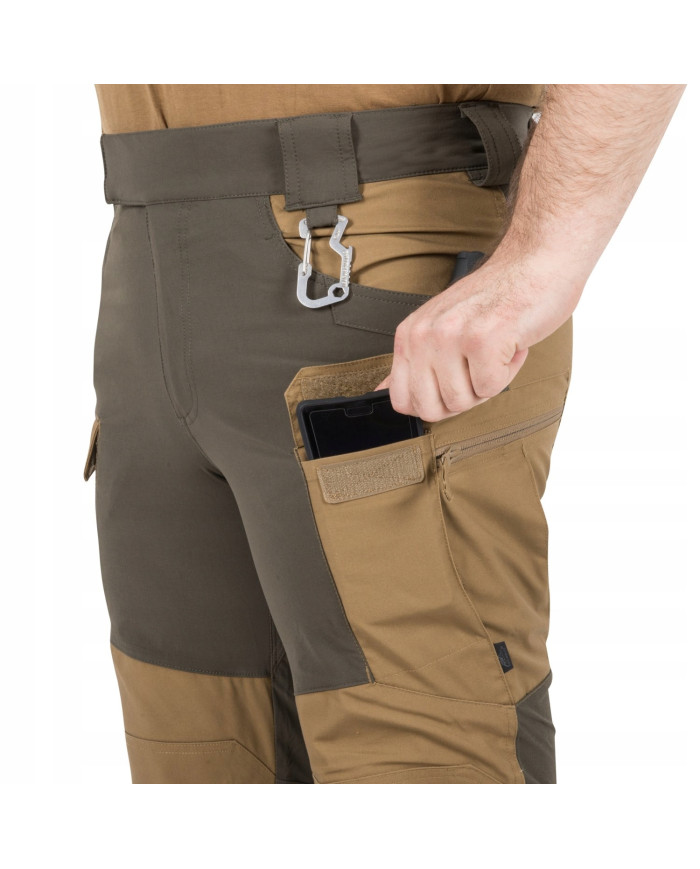 SPODNIE HELIKON HYBRID OUTBACK PANTS DURA CANVAS CLOUD GREY/CZARNE A L/REGULAR SP-HOP-DC-8401A-B05