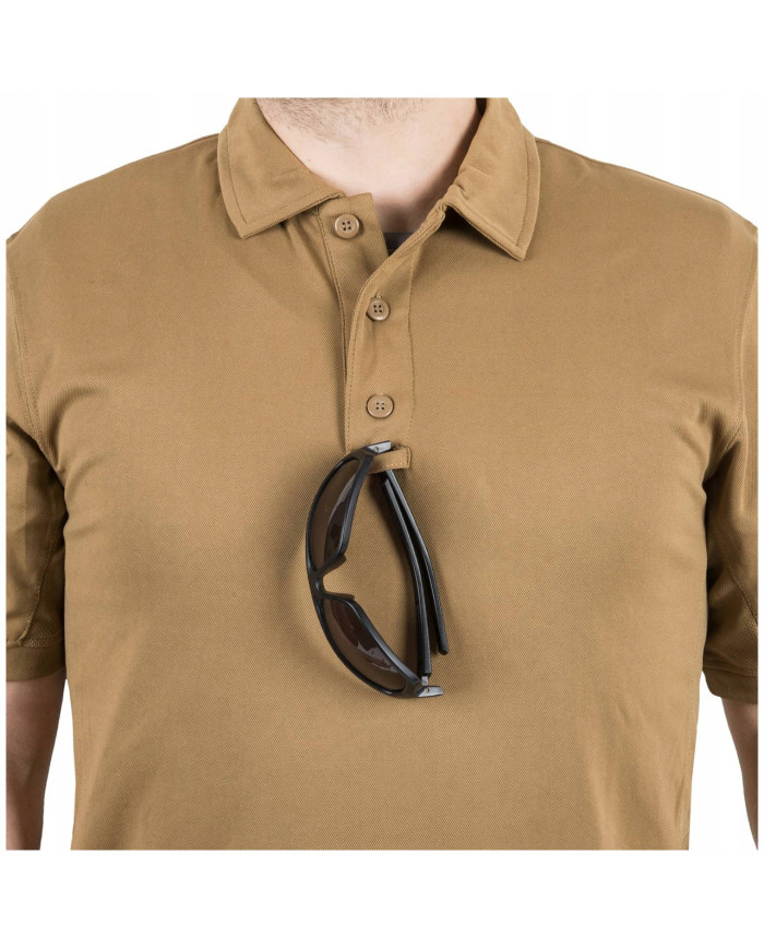 KOSZULKA  HELIKON UTL POLO SHIRT TOP COOL LITE - COYOTE L/REGULAR 
