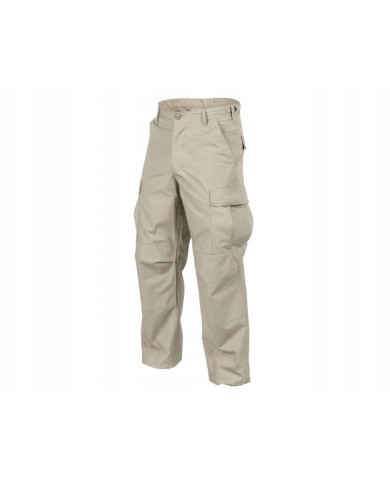 SPODNIE HELIKON BDU COTTON RIPSTOP BEŻOWE L/REGULAR SP-BUD-CR-13-B05