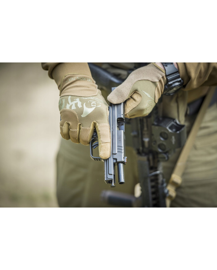 RĘKAWICZKI HELIKON ALL ROUND FIT TACTICAL GLOVES POLYESTER M/REGULAR COYOTE/ADAPTIVE GREEN A RK-AFL-PO-1112A-B04