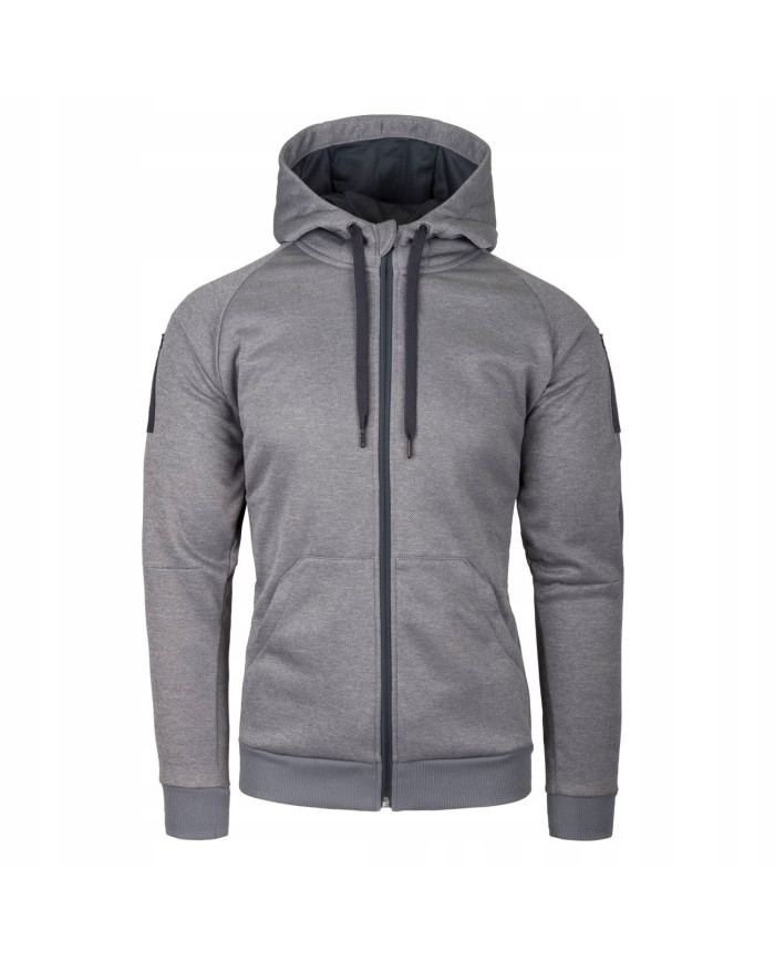 BLUZA HELIKON URBAN TACTICAL HOODIE (FULL ZIP) MELANGE GREY L/REGULAR BL-UHF-PO-M3-B05