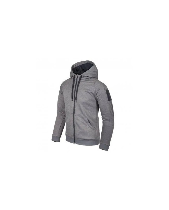 BLUZA HELIKON URBAN TACTICAL HOODIE (FULL ZIP) MELANGE GREY L/REGULAR BL-UHF-PO-M3-B05