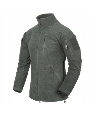 BLUZA HELIKON ALPHA TACTICAL GRID FLEECE FOLIAGE GREEN M/REGULAR BL-ALT-FG-21-B04
