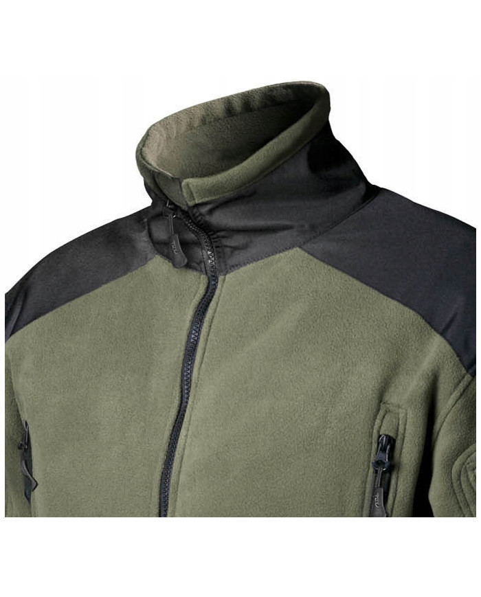 BLUZA HELIKON LIBERTY DOUBLE FLEECE OLIVE GREEN/CZARNA XL/REGULAR BL-LIB-HF-16-B06