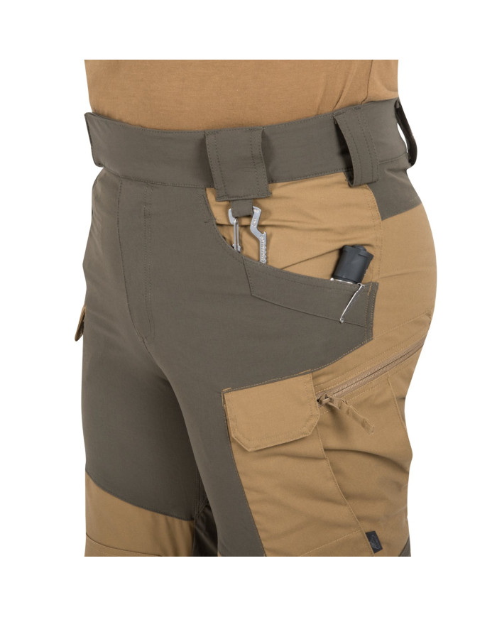 SPODNIE HELIKON HYBRID OUTBACK PANTS DURA CANVAS CLOUD GREY/CZARNE A M/REGULAR SP-HOP-DC-8401A-B04