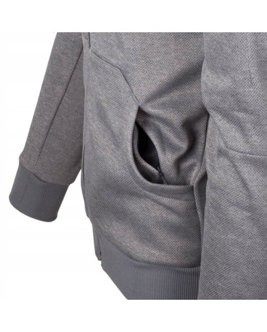 BLUZA HELIKON URBAN TACTICAL HOODIE (FULL ZIP) MELANGE GREY XL/REGULAR BL-UHF-PO-M3-B06