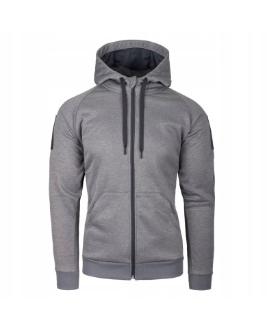 BLUZA HELIKON URBAN TACTICAL HOODIE (FULL ZIP) MELANGE GREY XL/REGULAR BL-UHF-PO-M3-B06