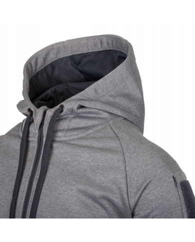 BLUZA HELIKON URBAN TACTICAL HOODIE (FULL ZIP) MELANGE GREY XL/REGULAR BL-UHF-PO-M3-B06