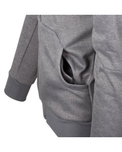 BLUZA HELIKON URBAN TACTICAL HOODIE (FULL ZIP) MELANGE GREY XL/REGULAR BL-UHF-PO-M3-B06