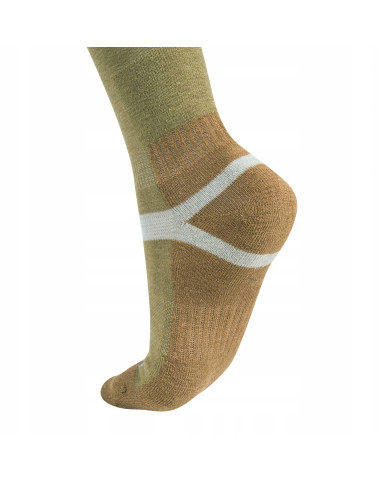 SKARPETKI HELIKON MERINO SOCKS MERINO WOOL OLIVE GREEN/COYOTE  L/REGULAR 43-46 SK-MSC-MW-0211A-B05