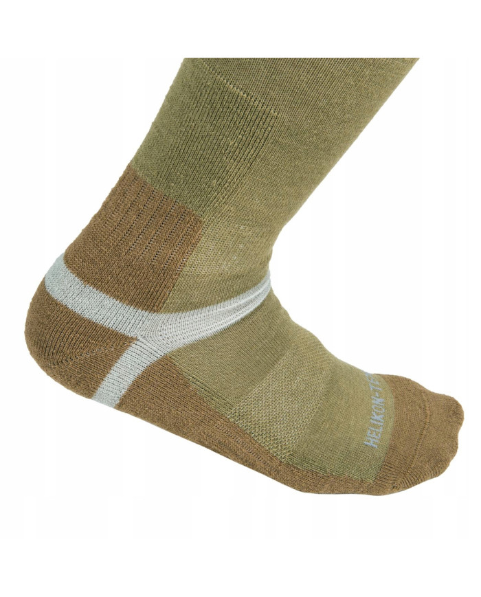 SKARPETKI HELIKON MERINO SOCKS MERINO WOOL OLIVE GREEN/COYOTE  L/REGULAR 43-46 SK-MSC-MW-0211A-B05