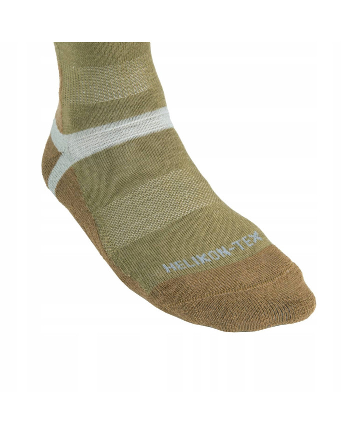 SKARPETKI HELIKON MERINO SOCKS MERINO WOOL OLIVE GREEN/COYOTE  L/REGULAR 43-46 SK-MSC-MW-0211A-B05