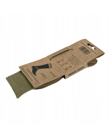 SKARPETKI HELIKON MERINO SOCKS MERINO WOOL OLIVE GREEN/COYOTE  L/REGULAR 43-46 SK-MSC-MW-0211A-B05