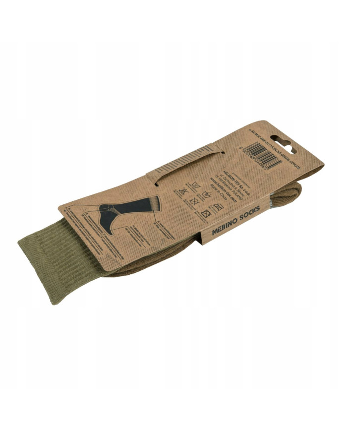 SKARPETKI HELIKON MERINO SOCKS MERINO WOOL OLIVE GREEN/COYOTE  L/REGULAR 43-46 SK-MSC-MW-0211A-B05