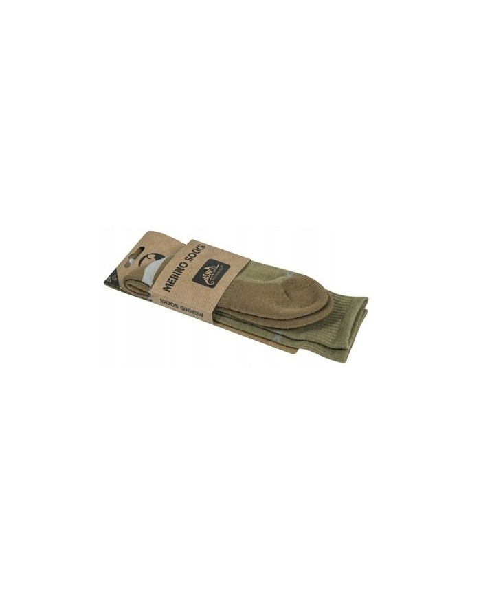 SKARPETKI HELIKON MERINO SOCKS MERINO WOOL OLIVE GREEN/COYOTE  L/REGULAR 43-46 SK-MSC-MW-0211A-B05