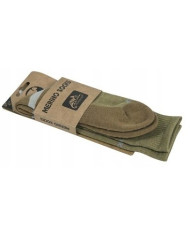 SKARPETKI HELIKON MERINO SOCKS MERINO WOOL OLIVE GREEN/COYOTE  L/REGULAR 43-46 SK-MSC-MW-0211A-B05