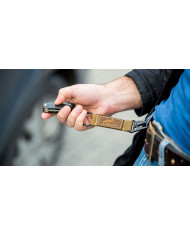BRELOK DO KLUCZY HELIKON SNAP HOOK KEYCHAIN WITH LOGO NYLON CZARNY AD-KSH-NL-01
