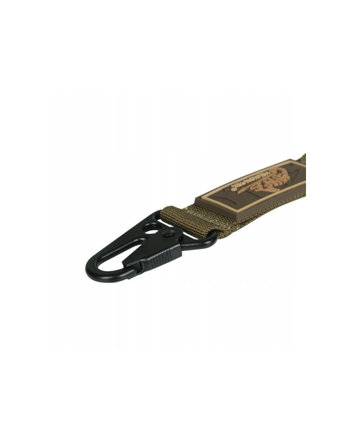 BRELOK DO KLUCZY HELIKON SNAP HOOK KEYCHAIN WITH LOGO NYLON CZARNY AD-KSH-NL-01