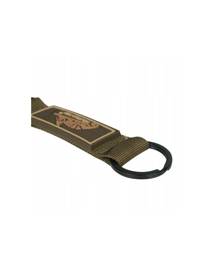BRELOK DO KLUCZY HELIKON SNAP HOOK KEYCHAIN WITH LOGO NYLON COYOTE AD-KSH-NL-11