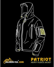 BLUZA HELIKON PATRIOT DOUBLE FLEECE COYOTE L/REGULAR BL-PAT-HF-11-B05