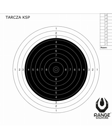 Tarcze strzeleckie KSP Karabin Sportowy 100szt
