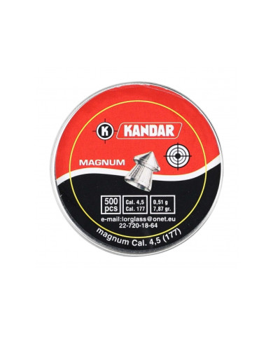 Śrut diabolo Kandar Magnum 4,5/500 molet