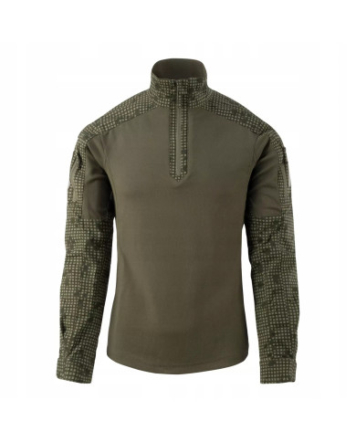 BLUZA HELIKON MCDU COMBAT SHIRT POLYCOTTON STRECH RIPSTOP TIGER STRIPE/OLIVE GREEN XL/REGULAR