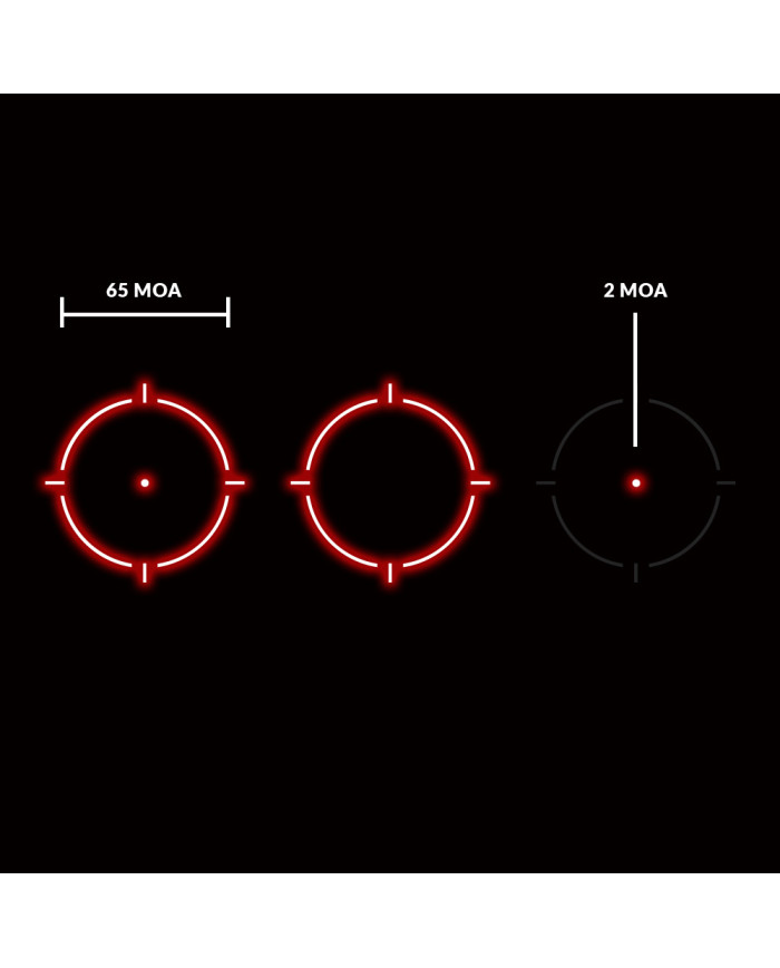 Holosun - Kolimator SCRS - Red Dot - Multi Reticle System - Solar Panel