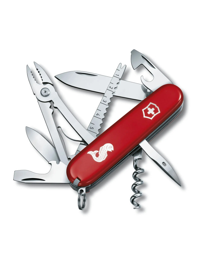 Scyzoryk Victorinox Angler, 91mm, czerwony
