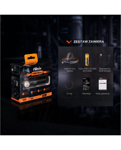 Latarka diodowa Fenix HM61R V2.0 - czołówka