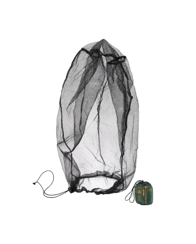 SIATKA NA KOMARY DEERHUNTER PACKABLE HEADNET BLACK - ONE SIZE 