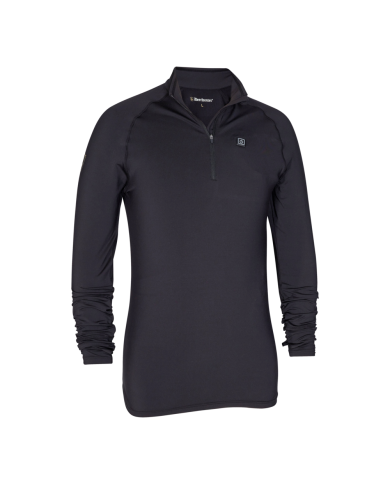 BIELIZNA DEERHUNTER HEAT INDERSHIRT WITH ZIP-NECK BLACK - L