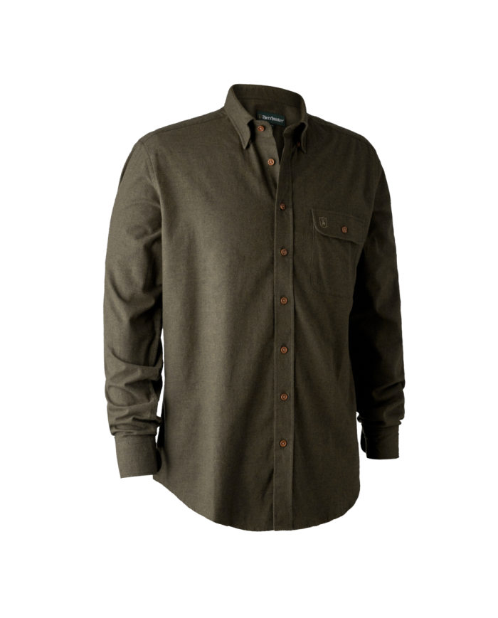 KOSZULA DEERHUNTER LIAM SHIRT TARMAC GREEN 41/42