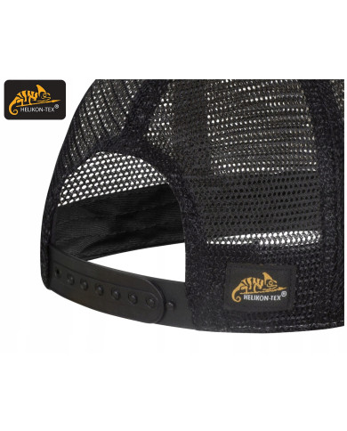 CZAPKA HELIKON TRUCKER PLAIN - WASHED COTTON - WASHED DARK GREEN/WASHED BLACK C ONE SIZE CZ-PTC-CW-1F1CC