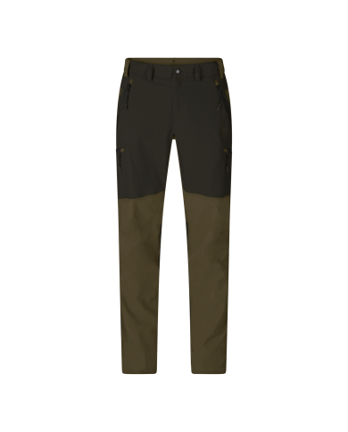 Elastyczne spodnie outdoorowe Seeland Grizzly brown / Duffel green (odcienie brązu i zielonego), r. 48