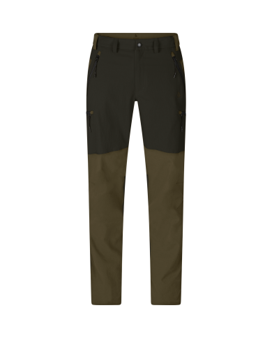 Elastyczne spodnie outdoorowe Seeland Grizzly brown / Duffel green (odcienie brązu i zielonego), r. 54