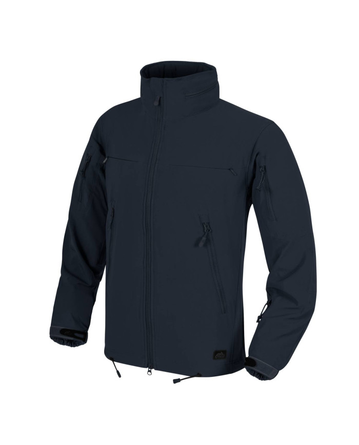 KURTKA HELIKON COUGAR QSA TM + HID TM - SOFT SHELL WINDBLOCKER NAVY BLUE L/REGULAR KU-CGR-SM-37-B05