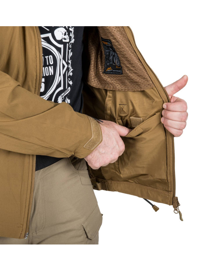 KURTKA HELIKON COUGAR QSA TM + HID TM - SOFT SHELL WINDBLOCKER NAVY BLUE L/REGULAR KU-CGR-SM-37-B05
