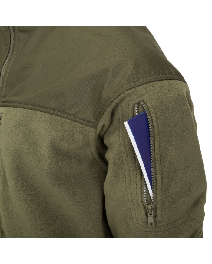 BLUZA HELIKON CLASSIC ARMY FLEECE OLIVE GREEN/BLACK  M/REGULAR BL-CAF-FL-16-B04