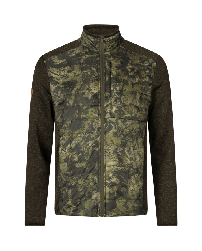 Bluza Seeland Theo Hybrid Jacket Camo Pine Green/InVis green,XL