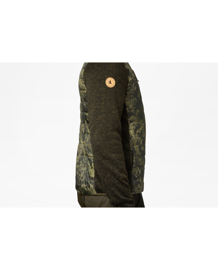 Bluza Seeland Theo Hybrid Jacket Camo Pine Green/InVis green,XL