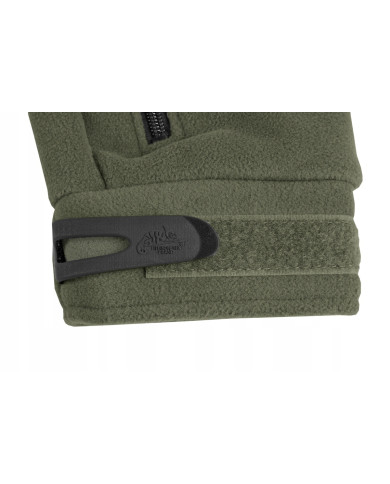 BLUZA HELIKON LIBERTY DOUBLE FLEECE OLIVE GREEN/CZARNA M/REGULAR BL-LIB-HF-16-B04