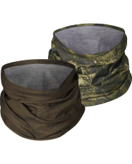 KOMIN SEELAND Neck gaiter 2-pack Pine green/InVis green, One size