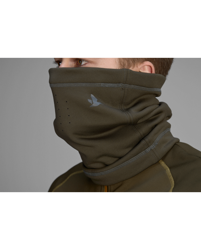 KOMIN SEELAND Neck gaiter Pine green, One size