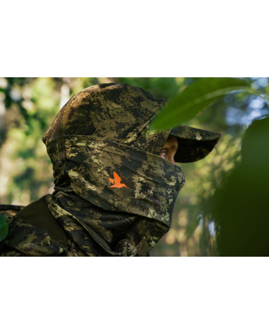KOMIN SEELAND Scent control Camo balaclava InVis green, One size