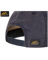 CZAPKA HELIKON SNAPBACK PLAIN - DIRTY WASHED COTTON - DIRTY WASHED NAVY ONE SIZE CZ-PSC-DW-0U