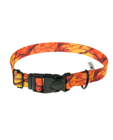 OBROŻA 4WILD Z TAŚMY 40MM POMARAŃCZOWY KAMUFLAŻ 39-61CM